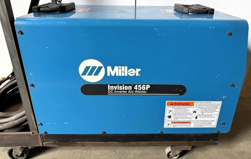 450 Amp Miller DC Inverter Arc Welder Invision 456P, 3 Phase