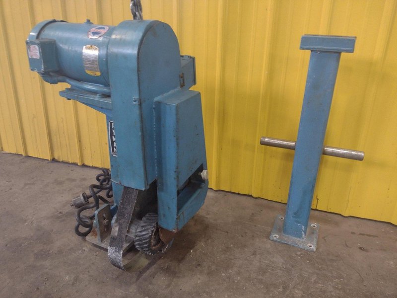 7.5 HP RYMAN ENGINEERING MODEL #712L LATHE TOOL POST GRINDER ABRASIVE BELT GRINDING HEAD: STOCK #15246