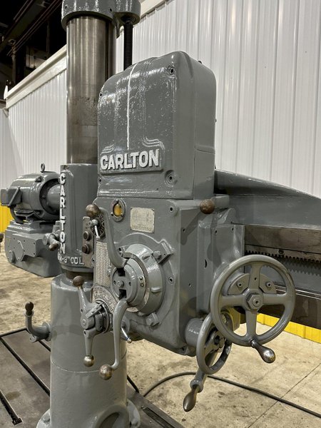 3&#039; X 9&quot; CARLTON MODEL #1A RADIAL ARM DRILL WITH DUAL BASE: STOCK #22001