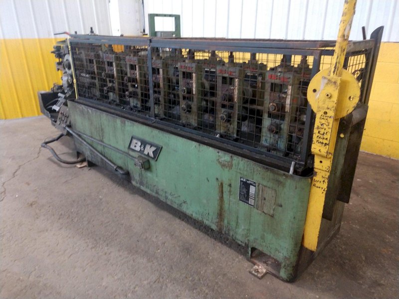 7 STAND X 1.5&quot;  B&amp;K MODEL RFC-04 ROLLFORMER WITH COIL ATTACHMENT: STOCK #11885