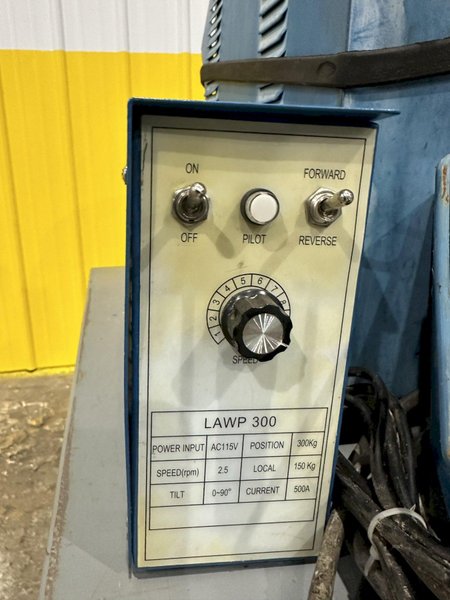 1300 LBS LACROIX MODEL #LAWP600 POWERED WELDING POSITIONER: STOCK #18443