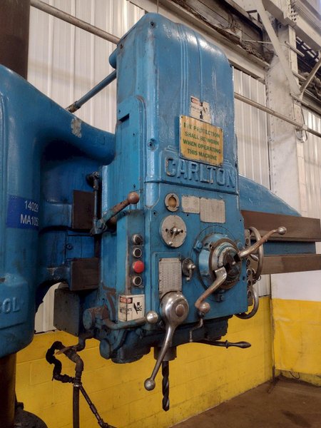 6&#039; X 17&quot; CARLTON MODEL #4A RADIAL ARM DRILL: STOCK #17043