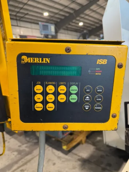 PIRANHA #3506  6’ x 35 Ton Hydraulic Press Brake &amp; CNC Back Gauge USA #7982