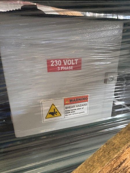 52" X 16 GAUGE NATIONAL MODEL #52-H HYDRAULIC POWE SHEAR, NEW ON SKID: YOBRO #24673