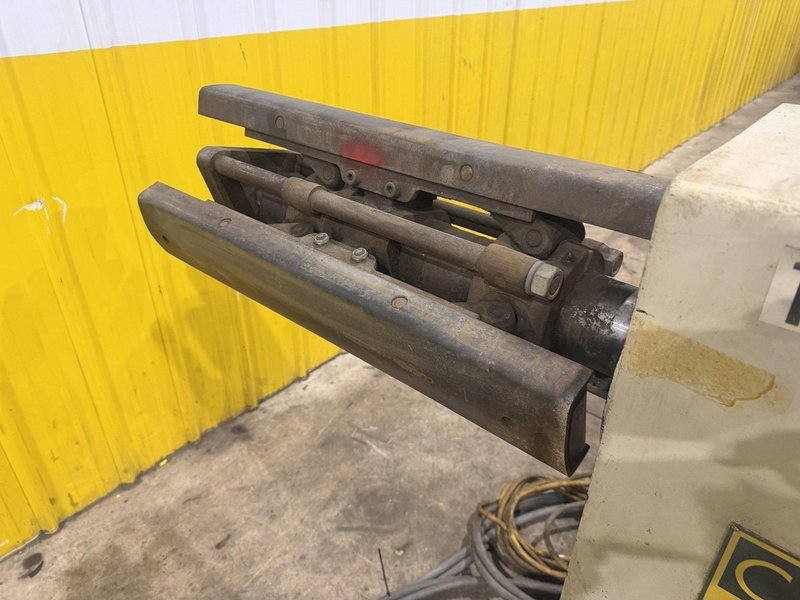 6,500 LB X 24" X .187" CWP COIL FEED LINE; DOUBLE END REEL, STRAIGHTENER, SERVO FEED: YOBRO #24604