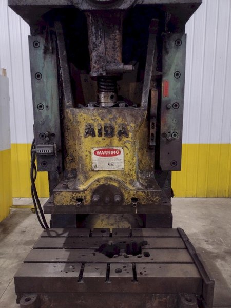 110 TON AIDA MODEL #PR-XGC-100 GAP FRAME PRESS 6.6&quot; STROKE: STOCK #22886