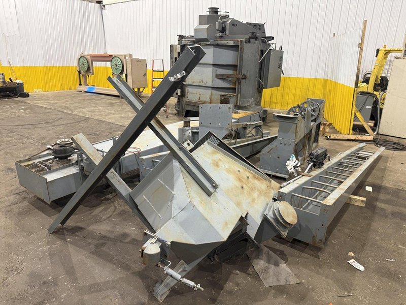 72" PANGBORN MODEL #6LK ROTOBLAST SWING OUT TABLE (2 TABLES)  SHOT BLAST MACHINE: STOCK #22783