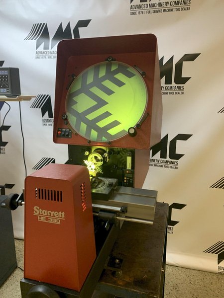 14" STARRETT Model HE350 Bench Top Optical Comparator, S/N 40508.