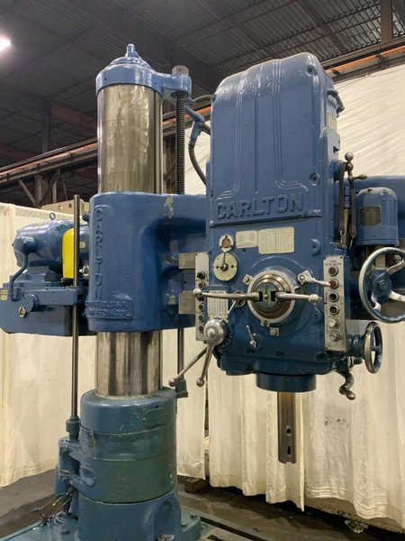 5' X 15" CARLTON RADIAL DRILL: STOCK #80959