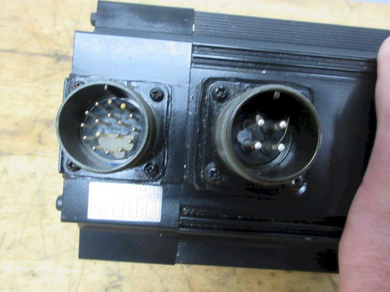 Used Haas Servo Axis Motor Sigma 1- 09 (Long) Part #93-62-0013 (Yaskawa Model USAGED-09A22K), With Coupling