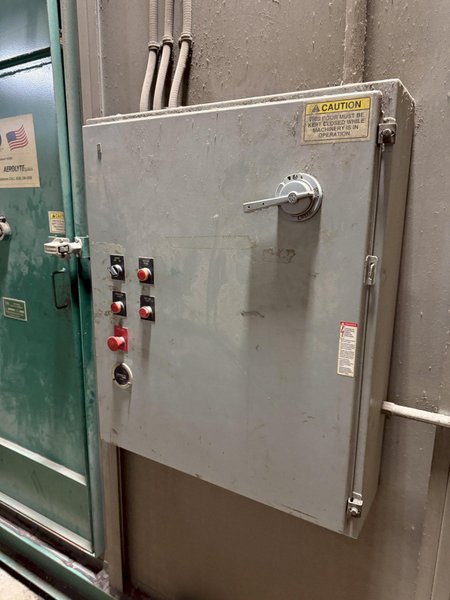 7' X 14' X 8' CLEMCO BLAST ROOM. STOCK #0431826