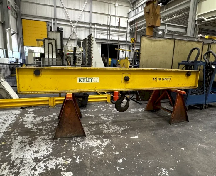 75 TON X 14' KELLY SALES &amp; ENGINEERING SPREADER BAR / LIFTING BEAM: YOBRO #25852