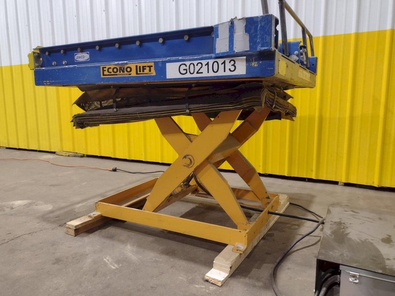 4,000 LBS X 48" X 40" ECONO LIFT MODEL SL2340 HYDRALIC SCISSOR LIFT TABLE: STOCK #20942