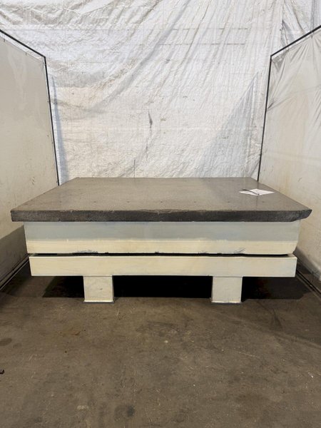 72" X 96" X 16" GRANITE SURFACE PLATE W/ STAND. STOCK #1215625