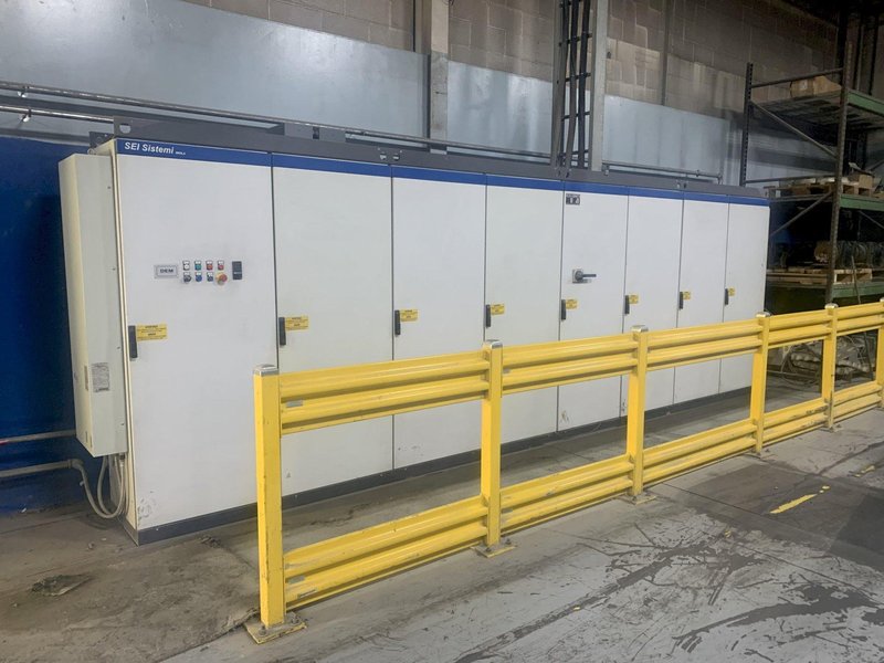 .512&quot; X 12&quot; X 4 STAND DEM WIRE FLATENING ROLLING MILL LINE, YEAR 2017: STOCK #13898