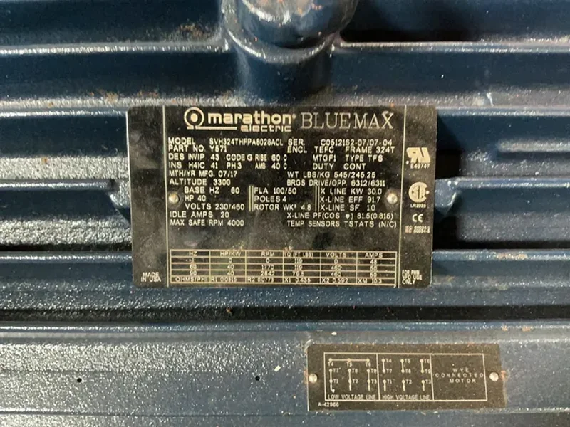 AMERICAN KUHNE 2.5” SCREW PLASTIC EXTRUDER   -  AK 250 30:1 A/C EXT