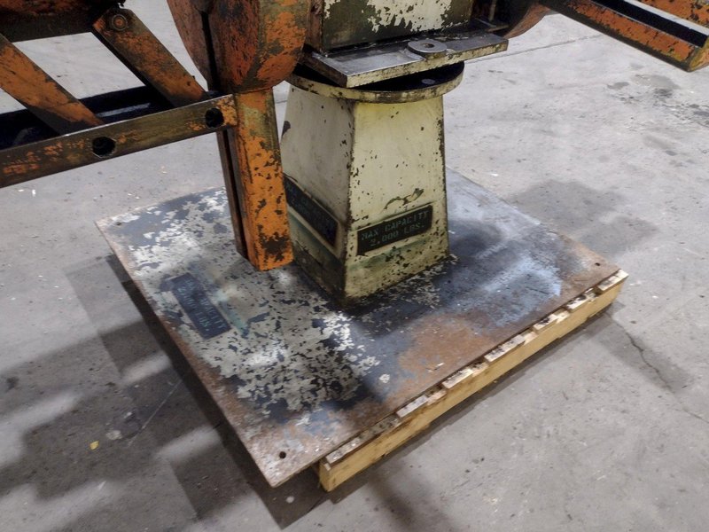 2500 LB X 20&quot; AMERICAN DOUBLE END PULL OFF COIL REEL UNCOILER: STOCK #19542