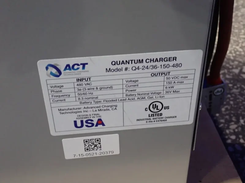 ACT 50V/150 CHARGER  -  Q4-24/36-150-480