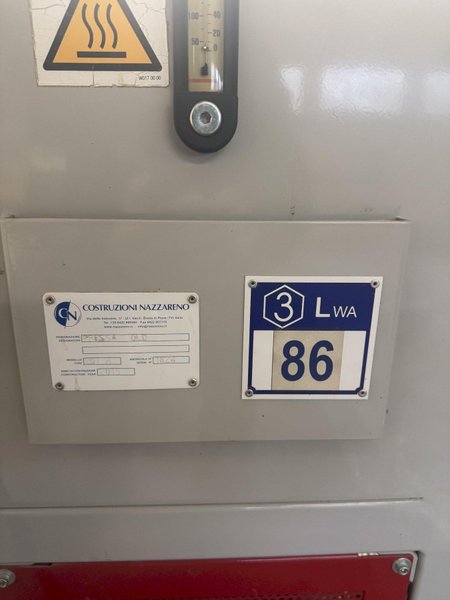 2015 CONSTRUZIONI NAZZARENO MODEL #201M WOOD &amp; SAW DUST BRIQETTER LOG EXTRUDING PRESS: YOBRO #24462