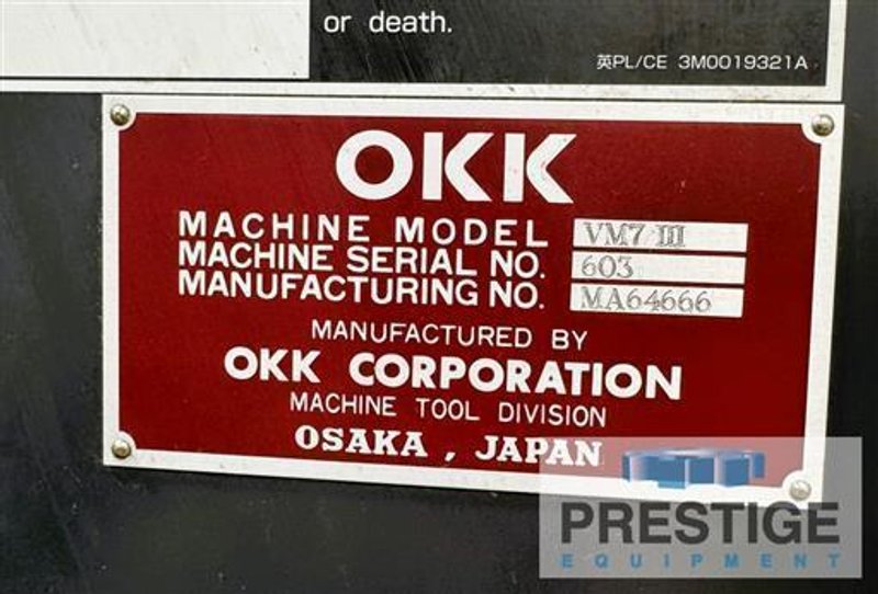 Machining Centers Vertical CNC