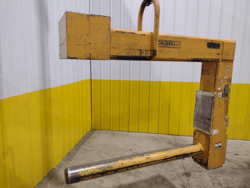 4 TON CALDWELL MODEL#81P-4-50 C HOOK ROLL LIFTER: STOCK #22715