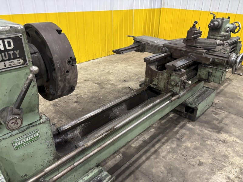 26&quot;/56&quot; X 72&quot;/120&quot; LEBLOND HEAVY DUTY SLIDING BED GAP BED ENGINE LATHE 1.75&quot; HOLE : STOCK 22337