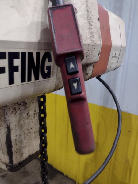 2 TON COFFING ELECTRIC CHAIN HOIST WITH TROLLEY: STOCK #24474