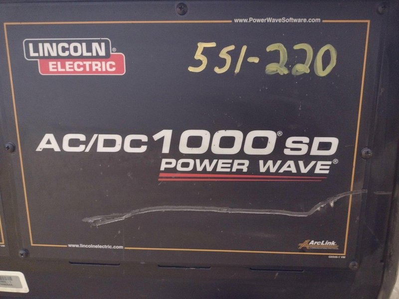 LINCOLN AC/DC 1000SD POWER WAVE SUBMERGED ARC WELDER, NEW 2013: YOBRO #24902