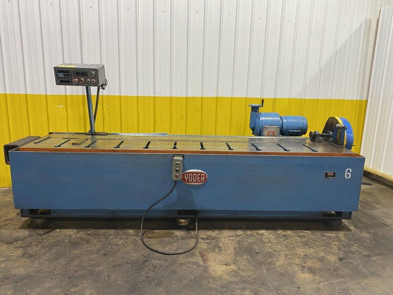 10 STAND X 1.5&quot; YODER ROLLFORMER BASE WITH DRIVE MOTOR: STOCK #17003