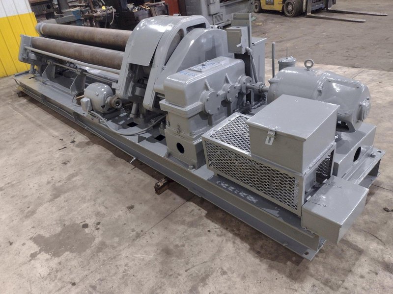 10' X 1/4" WEBB MODEL #6L INITIAL PINCH 3 ROLL PLATE ROLL: STOCK #18988