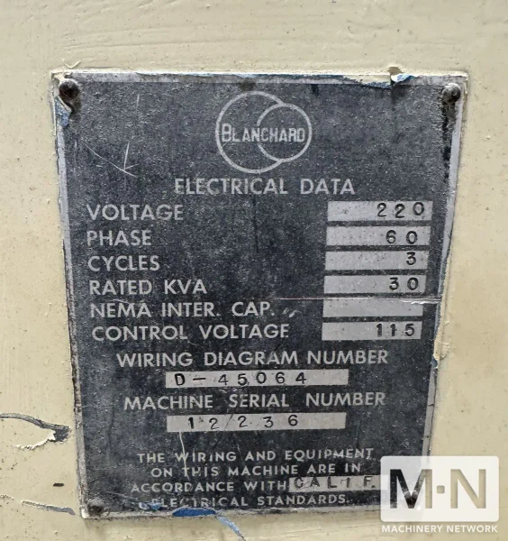 16" Blanchard 11-16 Rotary Surface Grinder