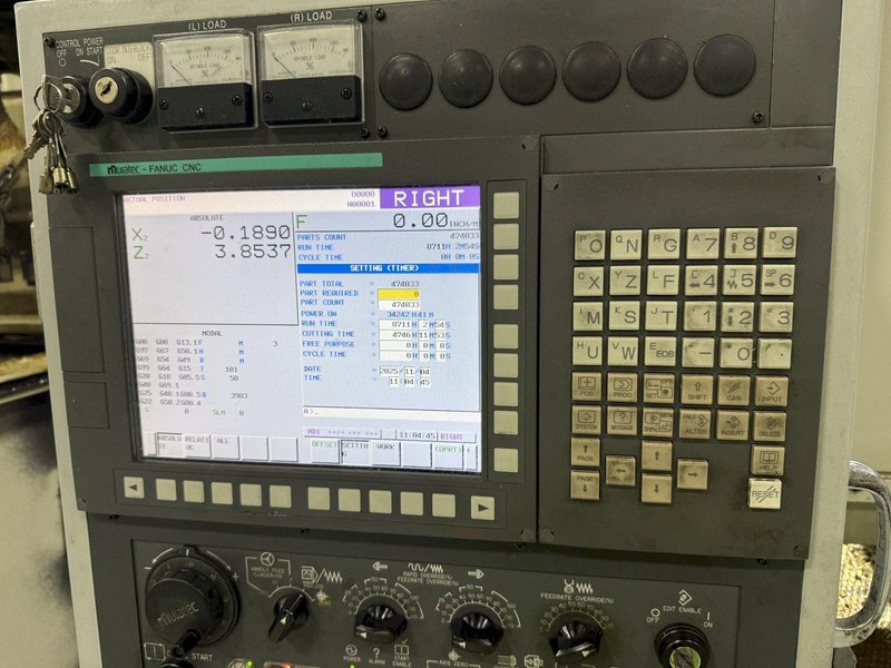 2020 Murata Muratec MW120 Used Twin Spindle CNC Lathe For Sale