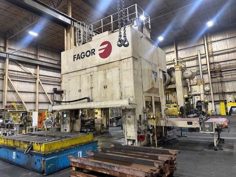 1000 Ton, FAGOR #LE4-1000-4000-2300, BLANKING PRESS LINE