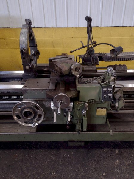 26" x 96" LODGE &amp; SHIPLEY MODEL #RXE 2516 ENGINE LATHE, 2" HOLE: STOCK 17057