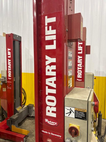 (4) 15,000 LBS ROTARY MODEL #HP415-100 HEAVY DUTY MOBILE COLUMN LIFT JACKS: YOBRO #24468