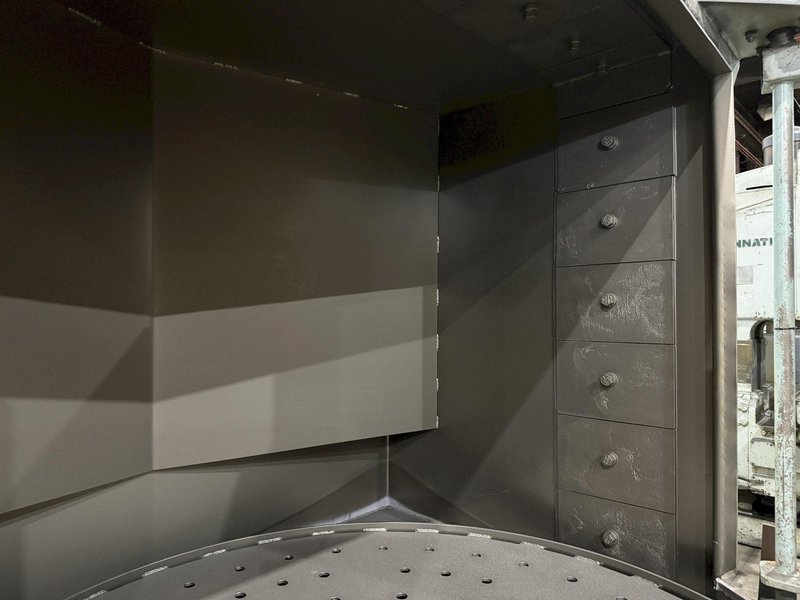 72” TABLE PANGBORN MODEL LK ROTOBLAST SHOT BLAST MACHINE: YOBRO #24357