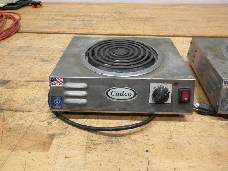 Cadco CSR-3T Electric Hot Plates (2 Units) 110V Single Phase **Both Work**- Auction Item