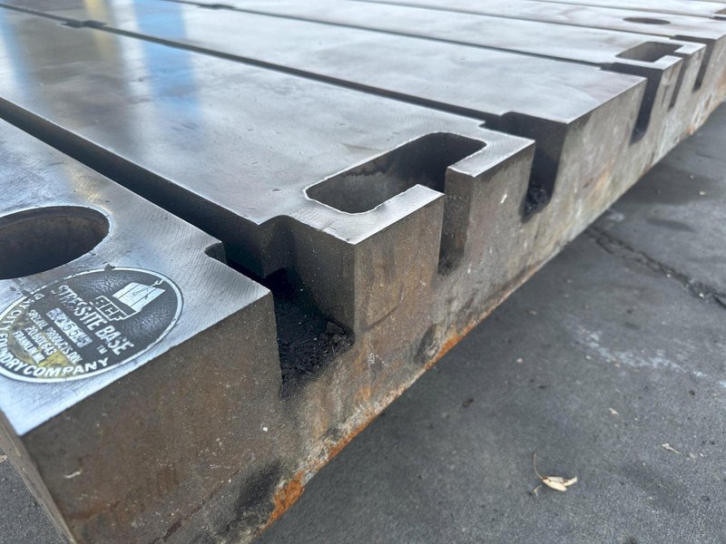 8&#039; X 20&#039; X 7&quot; BAY CITY T SLOTTED FLOOR PLATES: STOCK #75017