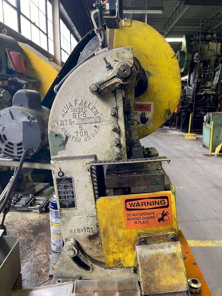 5 TON ALBA ALLEN BT-5 BENCH TOP OBI PRESS. STOCK # 0954321