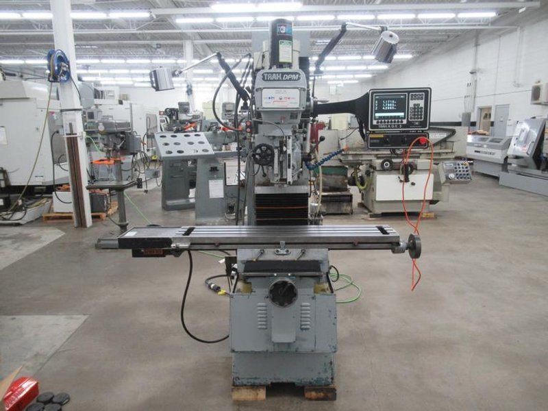 Southwest Industries Trak DPM 3-Axis CNC Vertical Bed Mill w Trak A.G.E 3 3-Axis CNC Control, Kurt Power Draw Bar, 10" x 50" T-Slotted Table and MORE!