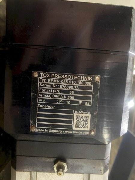 TOX PRESSOTECHNIK TE-C 055.100.1038180.A.001 Clinch Gun w/ Controls PARTS ONLY