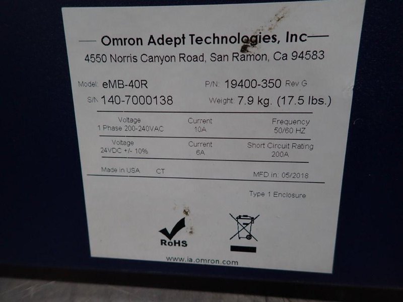 OMRON ROBOT CONTROLLER  -  EMB-40R
