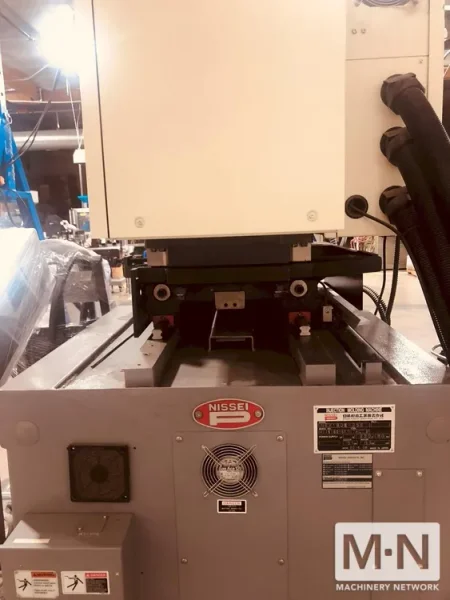 198 TON 5.5 OZ NISSEI NEX180III-25E ELECTRIC INJECTION MOLDING MACHINE, MFG 2016 LOW HOURS