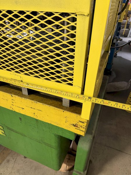 100 TON ROUSSELLE 10B80 DOUBLE CRANK GAP FRAME PRESS. STOCK # 0759726