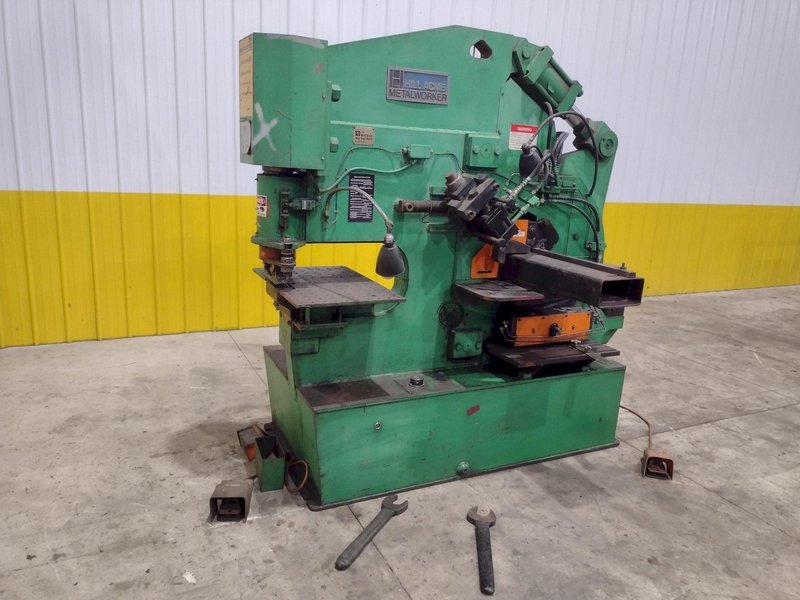 105 TON HILL ACME MODEL #6A HYDRAULIC IRONWORKER W/ CLAMPING: STOCK #22832