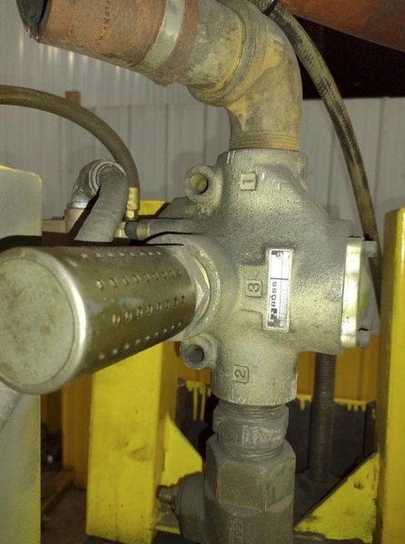 7 TON AIRAM ARDCOR PNEUMATIC 4-POST CUTOFF PRESS. STOCK # 0537226