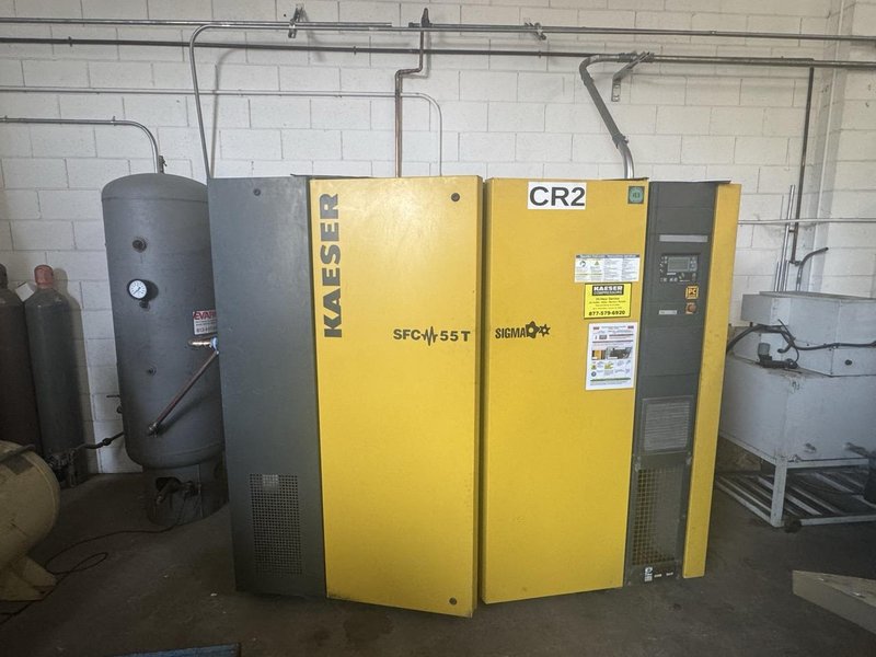 Kaeser SFC55T Air Compressor, 2014 – 355 CFM, 75 HP