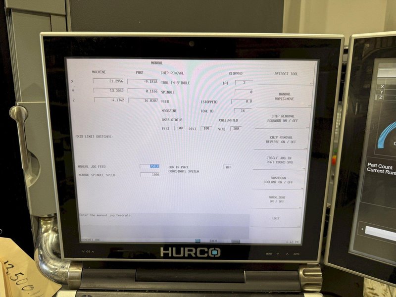 Used 2018 Hurco VMX42i CNC Vertical Machining Center For Sale
