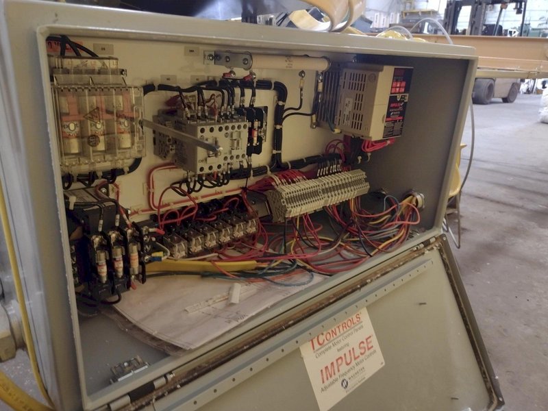 2 TON X 13' CONTRX CRANES / R&amp;M HOIST UNDERSLUNG BRIDGE CRANE: STOCK #16541