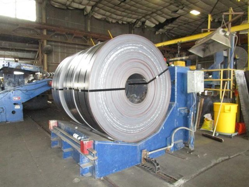 72" x 1/2" x 70,000# BRANER HEAVY GAUGE SLITTING LINE